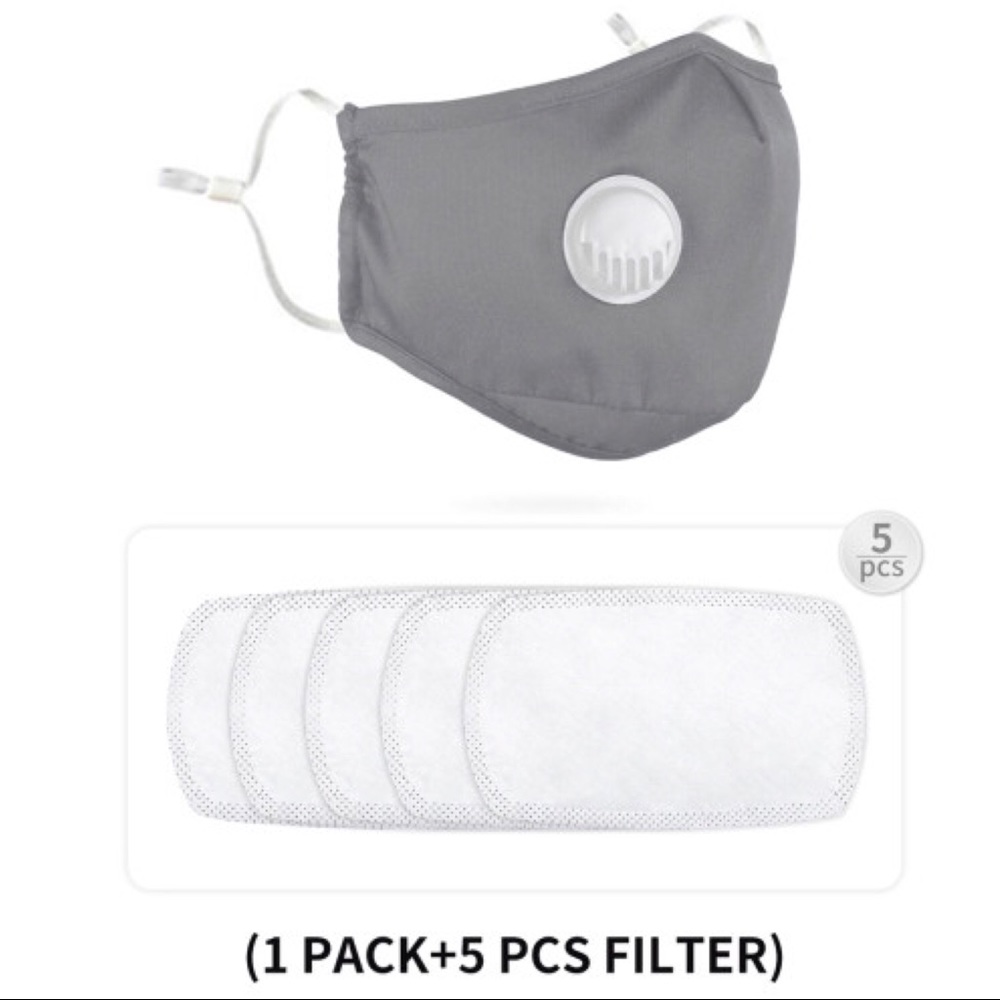 3/$15‼️GREY FACE MASK - mask